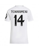 Real Madrid Aurelien Tchouameni #14 Domácí Dres pro Dámské 2024-25 Krátký Rukáv